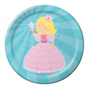 Princess Fairytale Party Plates